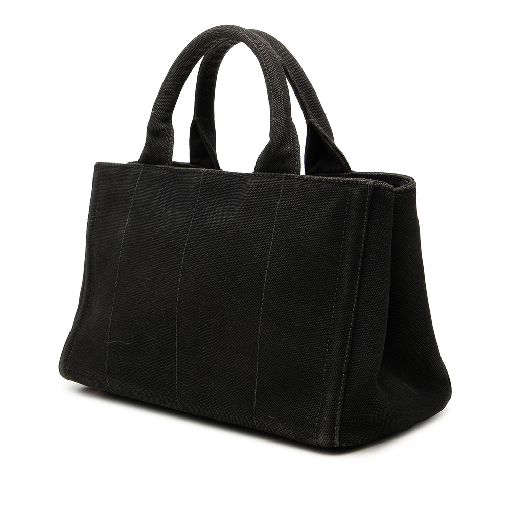 Pre-Loved Prada Small Canvas Canapa Bijoux Satchel - Picture 2 of 6
